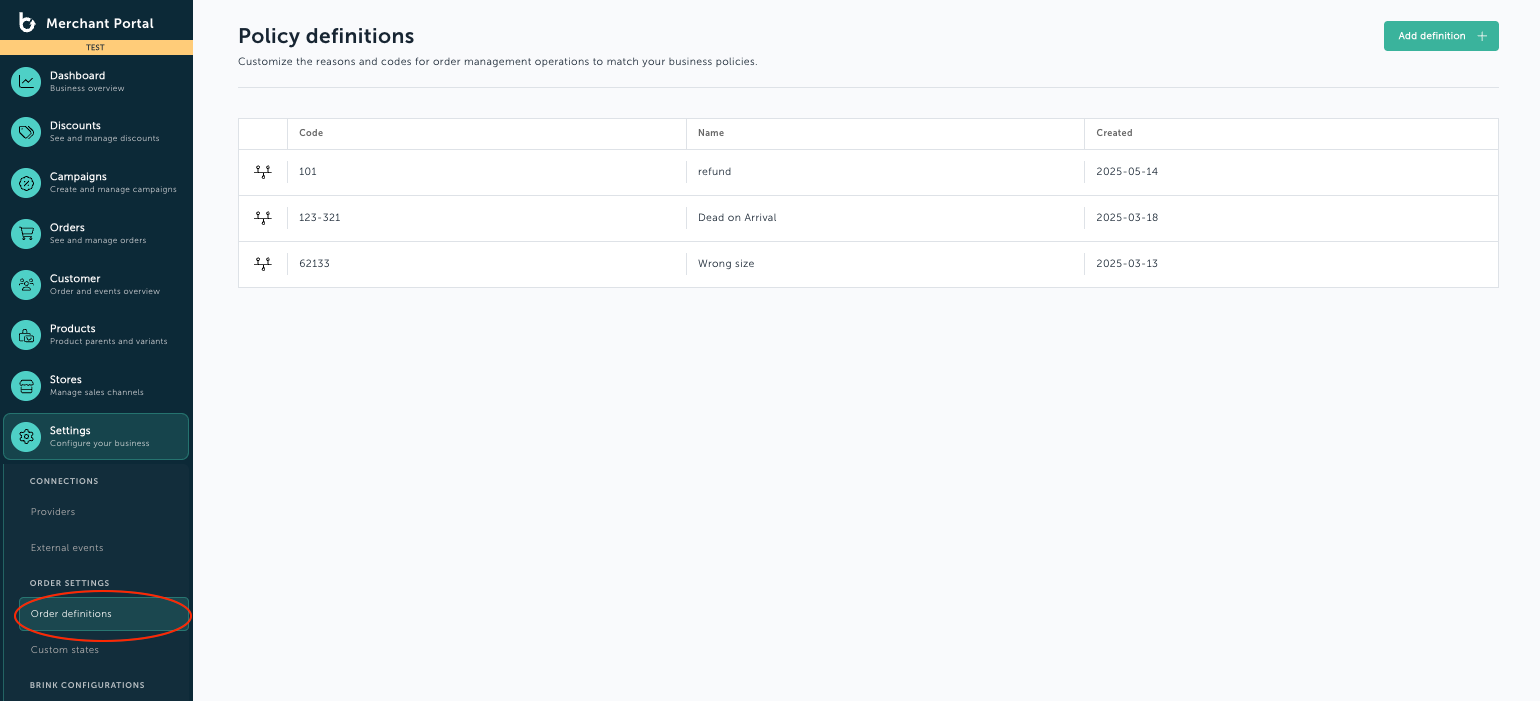 Configure and Use Custom Reason Codes